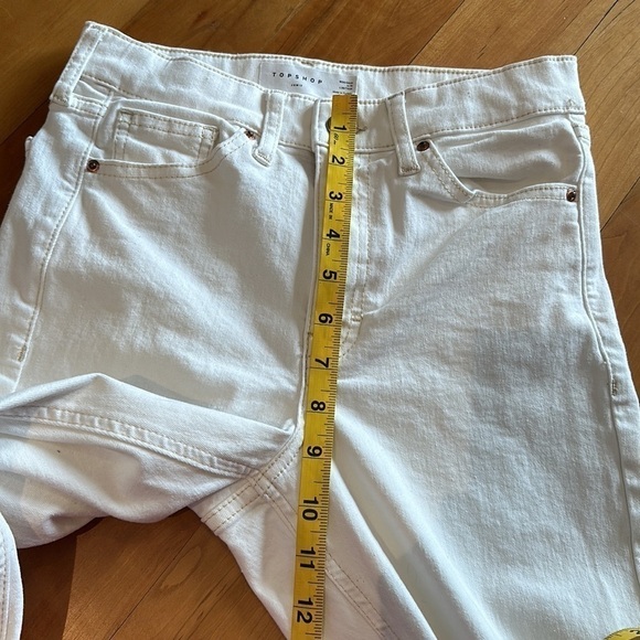 New Jamie High Waist Ankle Skinny Jeans 26 W / 30 L cream off-white white - Picture 8 of 11